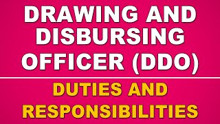 Duties and Responsibilities of DDO [upl. by Lytton270]