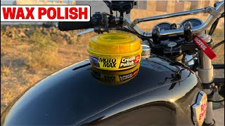 Best Wax Polish for Bikes amp Cars  Moto Max Cream Polish  Shine amp Protect [upl. by Ytinav]