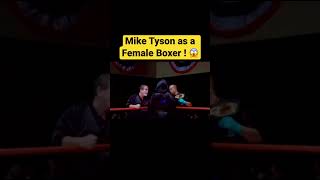 Mike Tyson as a Female Boxer  😱 [upl. by Neyud]