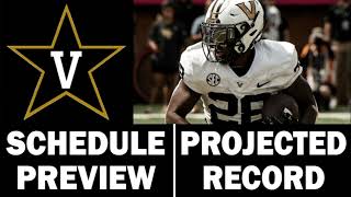 Vanderbilt Football 2024 Schedule Preview amp Record Projection [upl. by Laspisa975]