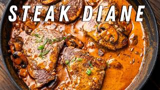 Steak Diane  Easy and Insanely Delicious Retro Steak Recipe [upl. by Eitten8]