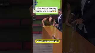 😲¡IMPACTANTE CAÍDA EN VIVO DE TANIA RINCÓN [upl. by Ormand292]