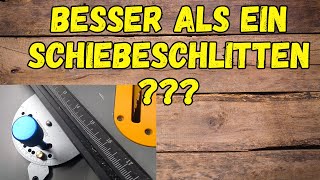 🛠Besser als ein Schiebeschlitten ❓ Gehrungslehre  Winkelanschlag  📢Test✔ [upl. by Niryt]