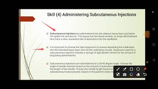 Lecture 10 Medication Administration Part 4 [upl. by Nylissej619]