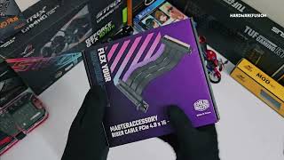 COOLER MASTER MasterAccessory  PCIE 40 X16200MM GPU Vertical Mounting Riser Cable [upl. by Marcin]