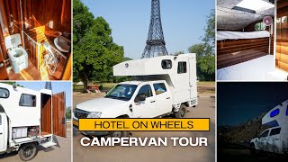 4X4 CamperVan with Washroom and Bed available for Rent now  Motorhome  Hotel Room on wheels [upl. by Aydan]