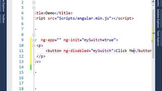 Angular JS ng disabled Directive [upl. by Baggett]