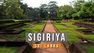 Sigiriya Ancient Rock Fortress  Ancient City of Sigiriya Sri Lanka  UNESCO  SKY Travel 4K [upl. by Hoehne260]