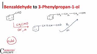 Benzaldehyde to 3phenylpropan1ol [upl. by Chae]