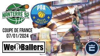 JSF Nanterre v Poissy Coupe de France 07012024 Highlights by We R Ballers [upl. by Larrie]