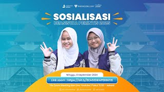 Sosialisasi Beasiswa Perintis 2025 Part 1 [upl. by Bonilla]