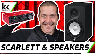 Connect Scarlett 2i2 To Studio Monitors  4 Ways [upl. by Patricia930]