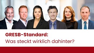 Expertenrunde zu GRESB ESGStandards Immobilien und Praxisherausforderungen  Webinar [upl. by Shifra]