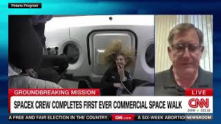 AIAA CEO Dan Dumbacher Discusses Polaris Dawn Spacewalk and the Future of Space Travel CNN Newsroom [upl. by Arded517]