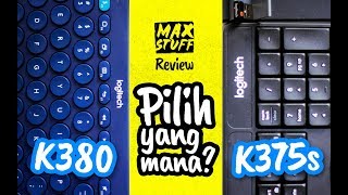 K380 atau K375s  Logitech keyboards Review  Indonesia [upl. by Jaclin]