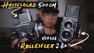 Why Hasselblad 500cm Review vs Rolleiflex 28F [upl. by Irra]