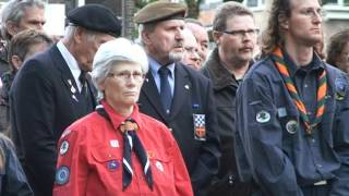 Dodenherdenking bij de Vallende Ruiter [upl. by Ardelle]