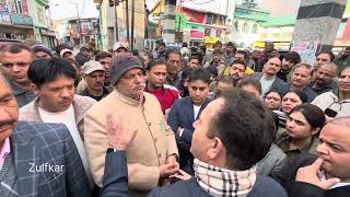 MLA KISHTWAR Shagun Parihar MLA NAgseni Paddar Sunil Kumar Sharma Visit Kishtwar Town [upl. by Eimrots]