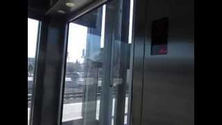 ThyssenKrupp traction glass elevator at Euskirchen railway station [upl. by Inram]