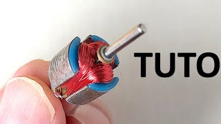 Tuto  Moteur électrique  Comprendre et fabriquer un moteur à courant continu [upl. by Chivers]