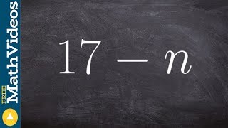 Learn how to write a verbal expression from an algebraic expression [upl. by Michigan]