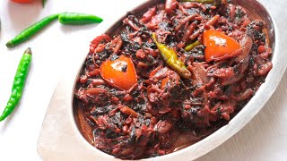 Healthy amp Nutritious Laal Saag I Red Spinach Masala I Laal Chawli recipe  Recipes by MasalaWali [upl. by Havot371]