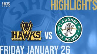 Nipawin Hawks vs La Ronge Ice Wolves Jan 26th [upl. by Parik]