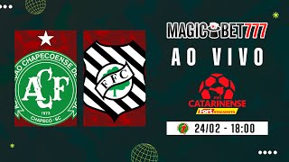 JOGO COMPLETO CHAPECOENSE X FIGUEIRENSE  10ª RODADA  CATARINENSE 2024 [upl. by Ardehs]