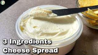 Don’t Buy Cheese  Make No Rennet Philadelphia cheese spread at home using 3 ingredients only [upl. by Frasco782]