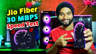 Jio Fiber 30 Mbps Speed Test  2024  30Mbps compare to 100 Mbps  Which Plan Best For You [upl. by Darelle]