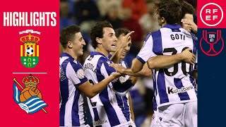 RESUMEN  FC Jove Español 05 Real Sociedad de Fútbol  Copa del Rey  Primera Eliminatoria [upl. by Derraj693]