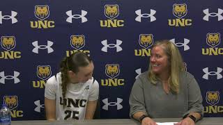 Coach Mattio amp Ella Van Weelden Post Game Presser vs North Dakota [upl. by Rothstein611]