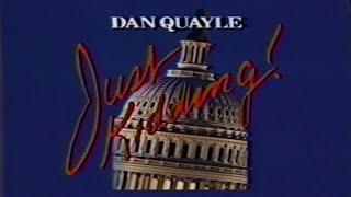 Dan Quayle  Just Kidding 1989 VHS [upl. by Oinotna]