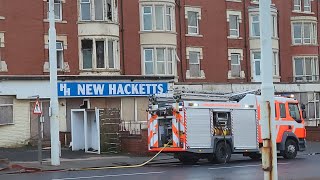 Fire AGAIN At New Hacketts Hotel Blackpool [upl. by Alessandro]