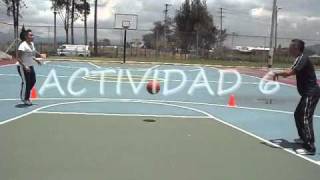 BALONCESTO TECNICA DE PASESwmv [upl. by Vernor60]