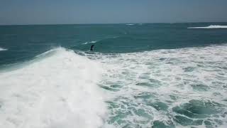 Foil Surfing in Florida secret spot 35 minute long rides on foils [upl. by Eniamart]