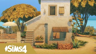 TARTOSA STARTER VILLA 🏡🌞🍹  SIMS 4  Stop Motion Speed Build ⏩ No cc [upl. by Fabian396]