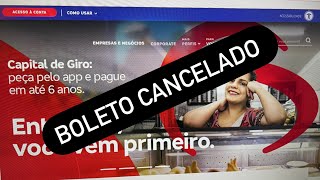 Como cancelar um boleto Bradesco net empresa [upl. by Akem707]