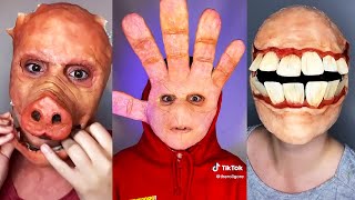 Removal of Special Effects SFX Makeup vs No Makeup [upl. by Alenoel]