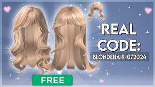 ROBLOX NEW FREE HAIR CODES 40 STILL WORKS HURRY 2024 🩷🤩 [upl. by Anahsak269]