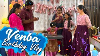 Venba Birthday Vlog😍 என்னமா Performance பண்றாடா😨 Anithasampath Vlogs [upl. by Nytsirhc738]