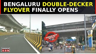 One If Its Kind Bengaluru DoubleDecker Flyover Finally Opens After Public Pressure  Top News [upl. by Greene368]