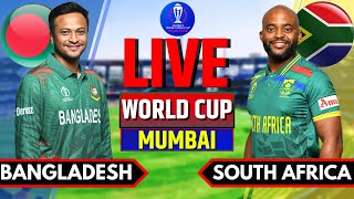 Bangladesh vs South Africa Live  ICC World Cup 2023  BAN vs SA Live  ICC World Cup Match Live [upl. by Ahsart]