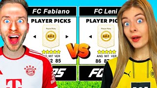 FC Fabiano vs FC Leni  aber PLAYER PICKS bestimmen unsere Teams 👀⚽️ [upl. by Humbert216]