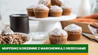 Muffinki korzenne z marchewką i orzechami 😍  muffiny marchewkowe ❤️  KUCHNIA PEŁNA SMAKU 👌 [upl. by Lola242]