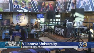 Villanova Hosts Watch Party For NovaMichigan In Womens NCAA Tournament [upl. by Lind]