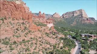 Testing my Parrot ANAFI drone in Sedona [upl. by Silirama]