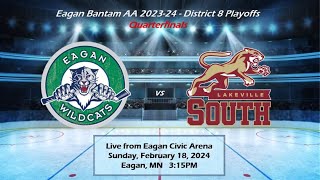 D8 PLAYOFFS  Eagan Wildcats BAA vs Lakeville South  21824 [upl. by Ragucci567]