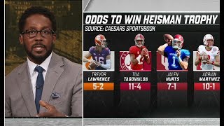 2019 Heisman Trophy Preview Show  Trevor Lawrence Tua Tagovailoa Jonathan Taylor Rondale Moore [upl. by Sedgewinn]