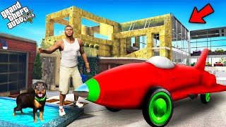 GTA 5  Franklin Found A New Unique Supercar Near His House In GTA 5  GTA 5 Mods [upl. by Trahurn]